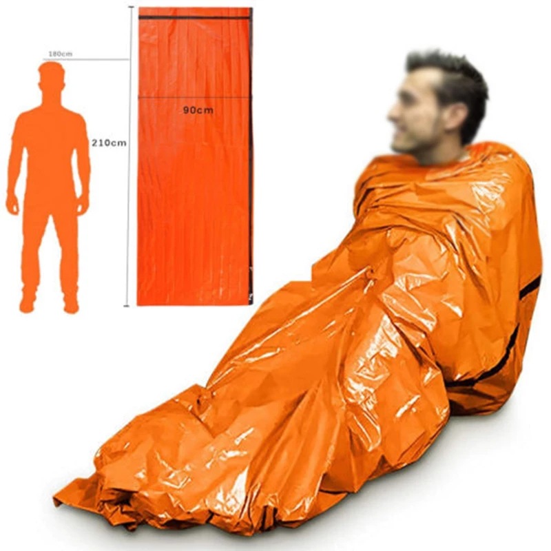 Przenośny wodoodporny śpiwór r – Emergency Mylar Blanket recenzja i cena