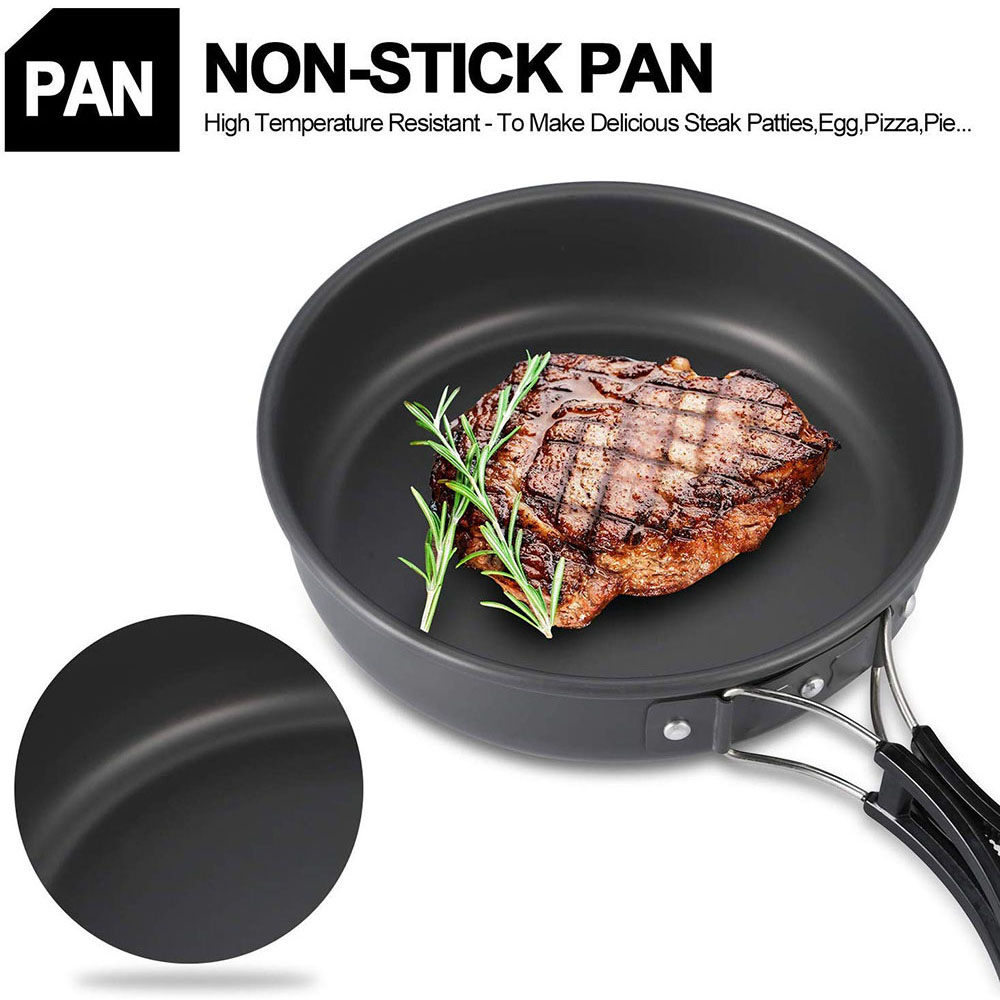 Zestaw naczyń kuchennych do bi – Outdoor Camping Cooking Equipment recenzja i cena