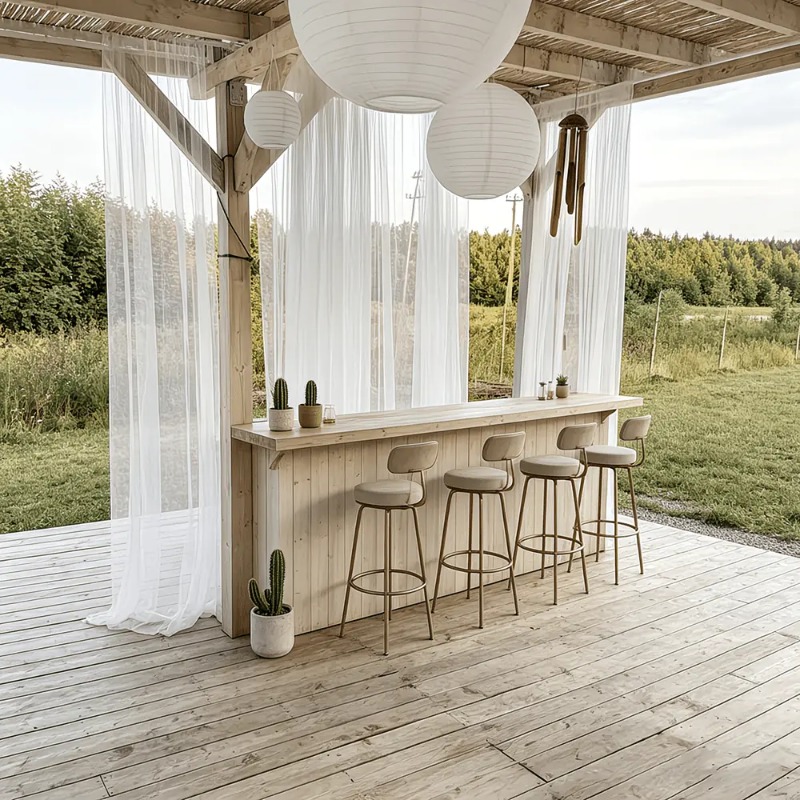 Zasłony zewnętrzne z tunelem n – Outdoor Camping Venues recenzja i cena