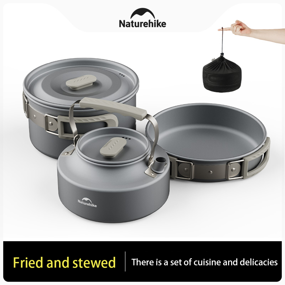Naturehike zestaw garnków outd – Outdoor Camping Cooking Equipment recenzja i cena