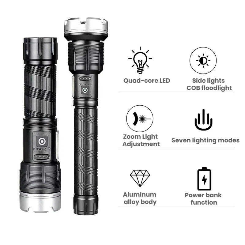 Wysokiej mocy latarka LED, tel – Outdoor Camping And Fishing recenzja i cena